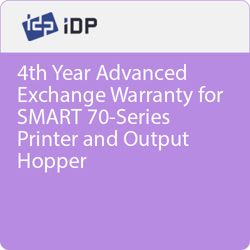 IDP 1-Year Advanced Exchange Warranty for Smart-70 Series Output Hoppers