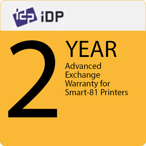 IDP 2-Year Advanced Exchange Warranty for Smart-81 Printers