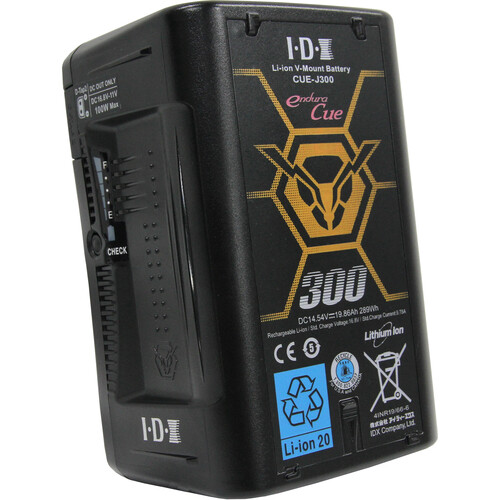 IDX System Technology CUE-J300 High-Load V-Mount Battery (286Wh)