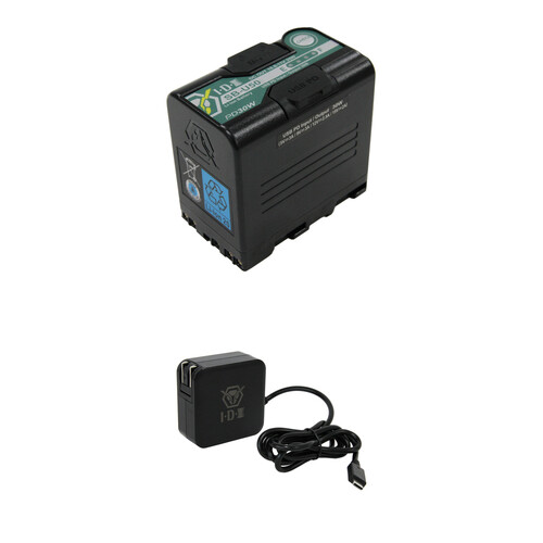 IDX System Technology SB-U50 PD 48Wh Battery Kit with UC-PD1 Pocket Fast Charger/Power Supply (Sony BP-U)