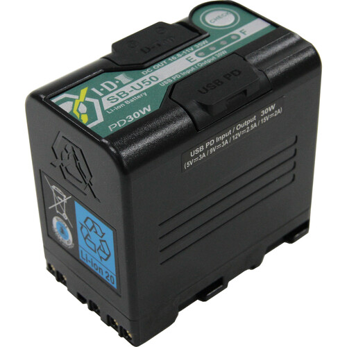 IDX System Technology SB-U50 PD Sony BP-U Lithium-Ion Battery (48Wh, 2-Pack)