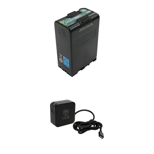 IDX System Technology SB-U98 PD 98Wh Battery Kit with UC-PD1 Pocket Fast Charger/Power Supply (Sony BP-U)