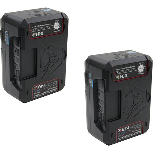 IDX System Technology ZEN-C98G 2-Battery Kit (97Wh, Gold Mount)