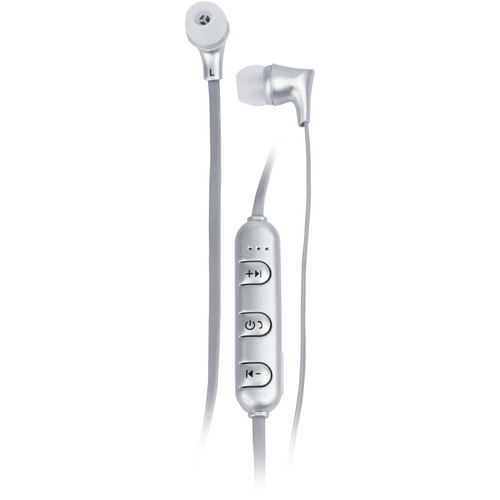 iEssentials Lux Bluetooth Earbuds with Microphone (Silver)
