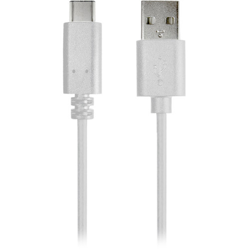 iEssentials USB Type-A Male to USB Type-C Male Cable (3.3', White)