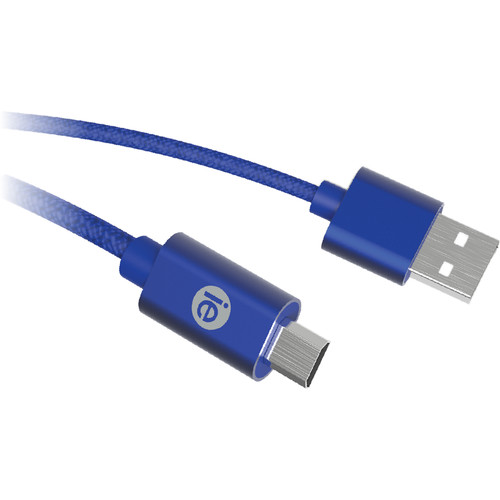 iEssentials Braided Micro-USB Cable (10', Blue)