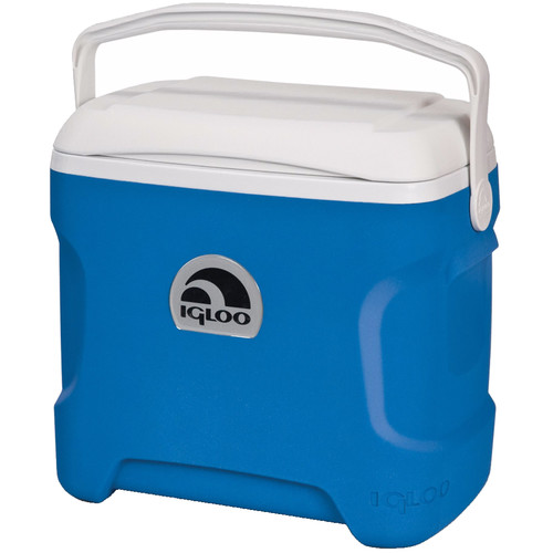 Igloo Contour 30 Quart Cooler (Majestic Blue/White)