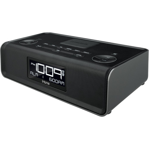 iHome iBN43 FM Clock Radio with USB Charging
