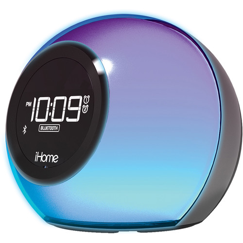 iHome iBT29 Bluetooth Color-Changing Dual Alarm Clock and FM Radio