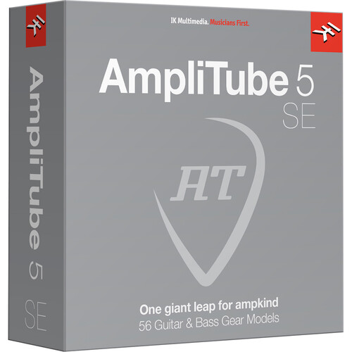 IK Multimedia AmpliTube 5 SE Guitar Amplifier and Cabinet Emulation Software (Download)