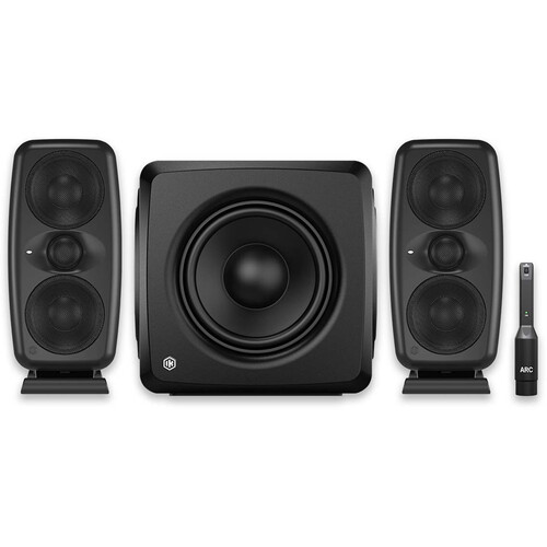IK Multimedia iLoud MTM MKII + iLoud Sub 2.1 Bundle (Black)