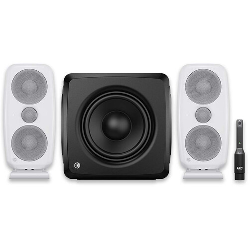IK Multimedia iLoud MTM MKII + iLoud Sub 2.1 Bundle (White)