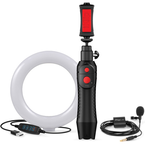 IK Multimedia iRig Video Creator Bundle All-in-One Streaming Setup for Smartphones