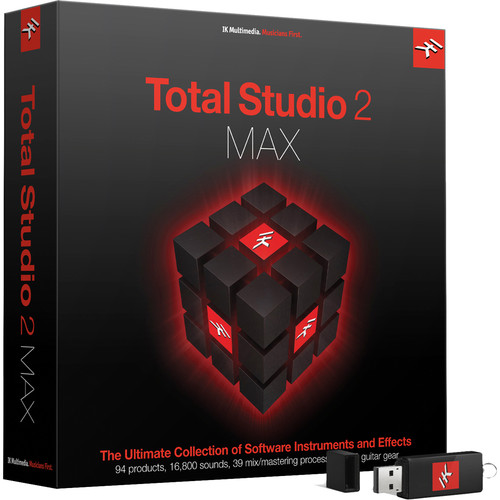 IK Multimedia Total Studio Bundle 2 Max - Software for Audio Production, Mixing & Mastering (Upgrade from Total Studio 1 Max, Download)