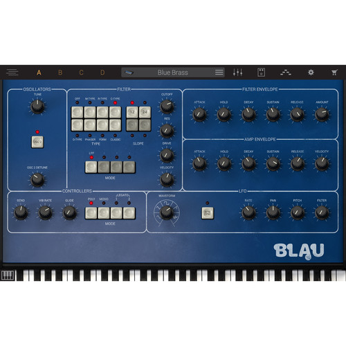 IK Multimedia Syntronik Blau - Virtual Synthesizer Plug-In (Download)