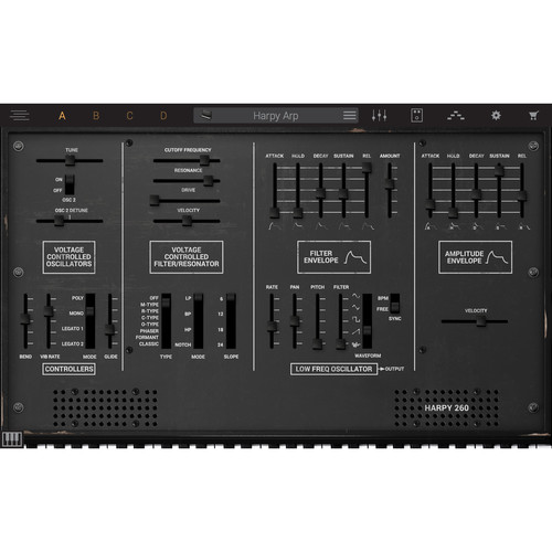 IK Multimedia Syntronik Harpy 260 - Virtual Synthesizer Plug-In (Download)