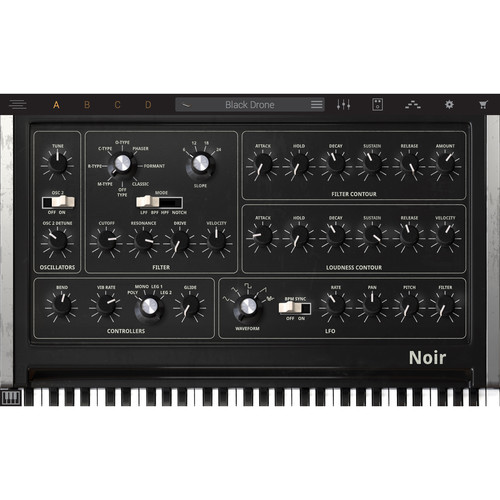 IK Multimedia Syntronik Noir - Virtual Synthesizer Plug-In (Download)