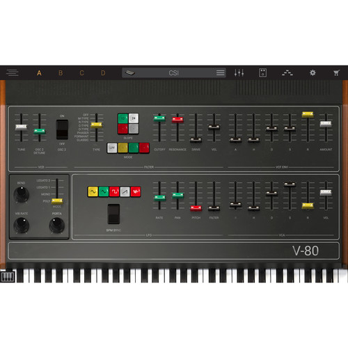 IK Multimedia Syntronik V-80 - Virtual Synthesizer Plug-In (Download)