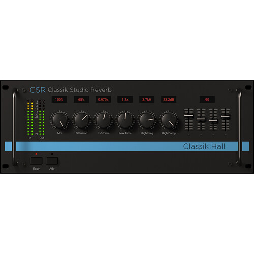 IK Multimedia CSR Hall Reverb Processor Software Plug-In (Download)
