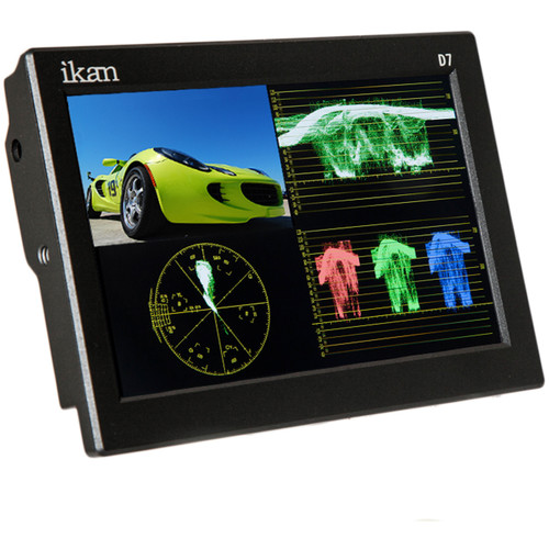 ikan D7w 7" 3G-SDI/HDMI Field Monitor w/Waveform & Sony L Battery Plate