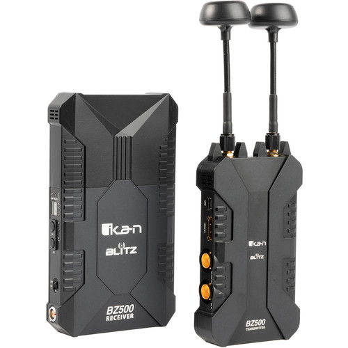 ikan Blitz 500 Pro Wireless HDMI/3G-SDI Transmission System with Batteries and Charger