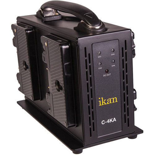 ikan Quad Pro Battery Charger for Anton Bauer Type Batteries