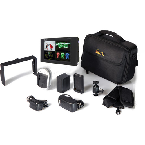 ikan D5w 5.6" Monitor Deluxe Kit with Sony L-Series Battery Plate