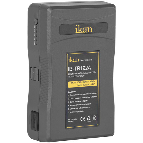 ikan Traveler Series Li-Ion Pro 14.8V 192Wh Two-Part Battery (Gold Mount)
