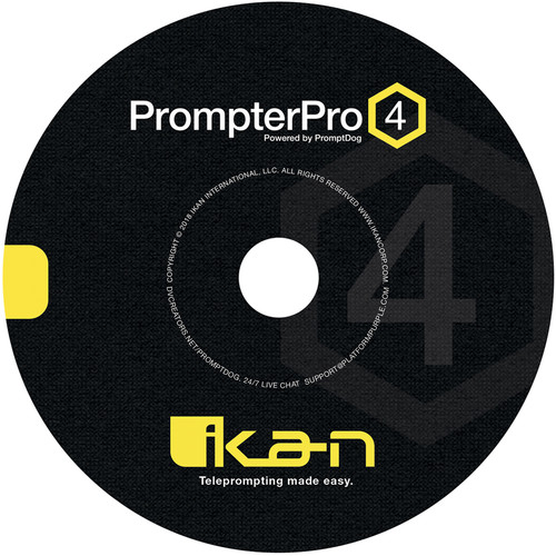 ikan PrompterPro 4 Teleprompting Software for PC and Mac (Disc)