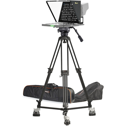 ikan 19" 4:3 Teleprompter with Tripod/Dolly Turnkey Kit