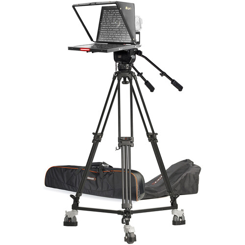 ikan 19" Widescreen Teleprompter, Tripod & Dolly Turnkey Kit
