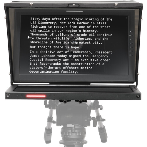 ikan Aura Professional 21" Teleprompter with Widescreen Script Monitor