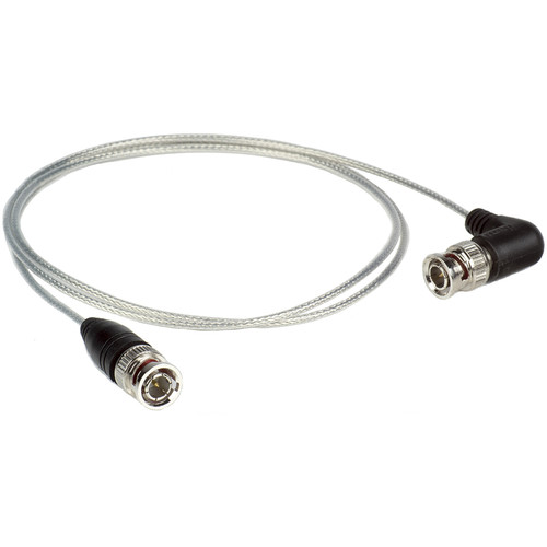 ikan Ultra-Slim BNC Straight to Right-Angle Cable (1.5')
