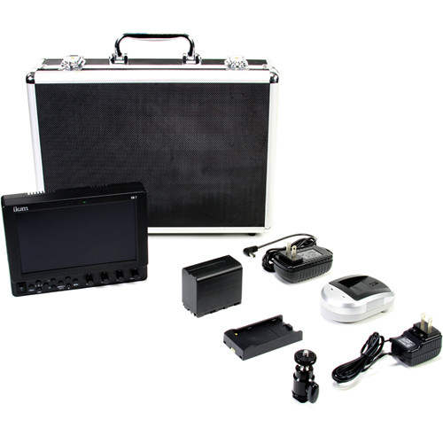 ikan VK7 7" LCD Monitor Deluxe Kit with Panasonic D54 Battery Plate