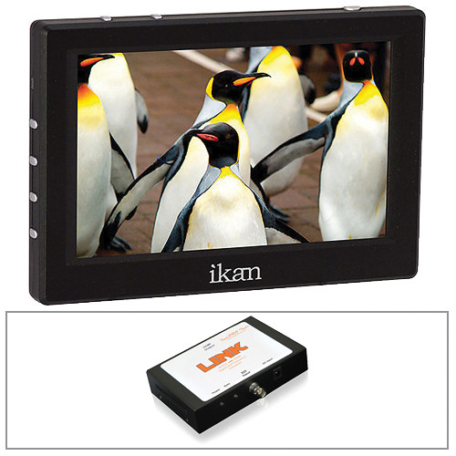 ikan VL5 HDMI Monitor/Panasonic G6 Type Battery Plate/Converter Kit