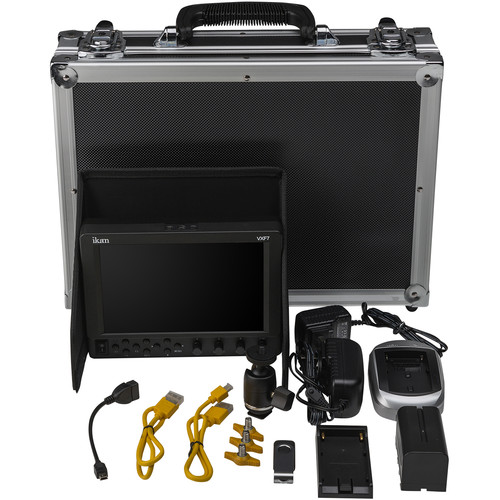 ikan VXF7-DK 7" On-Camera Field Monitor Deluxe Kit (Canon LP-E6 Type)
