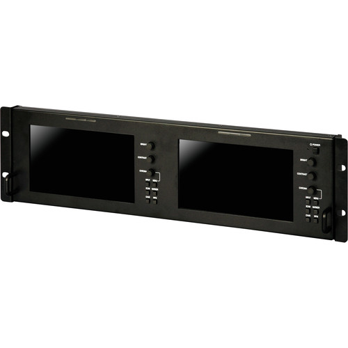 Ikegami 7" Dual Multi-Format Broadcast LCD Monitor