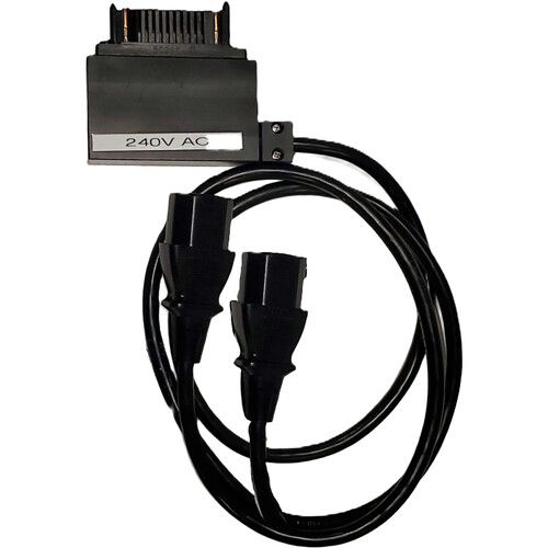 Ikegami Utility Power Cable with 2 IEC AC Plug (3.3')