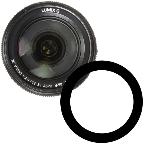 Ikelite Antireflection Ring for Panasonic Lumix G X Vario 12-35mm F2.8 I or II ASPH Power OIS Lens in Underwater Dome Port