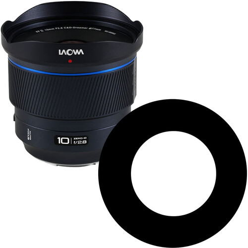 Ikelite Antireflection Ring for Laowa 10mm f/2.8 Zero-D FF Autofocus Lens Lens in Underwater Dome Port