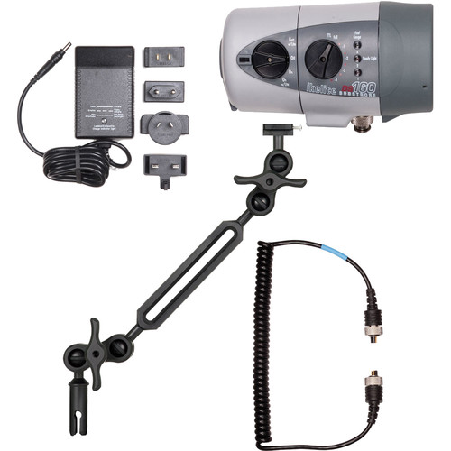 Ikelite DS160 Strobe Kit with Sync Cord, NiMH Battery, and Ball Arm Mark II