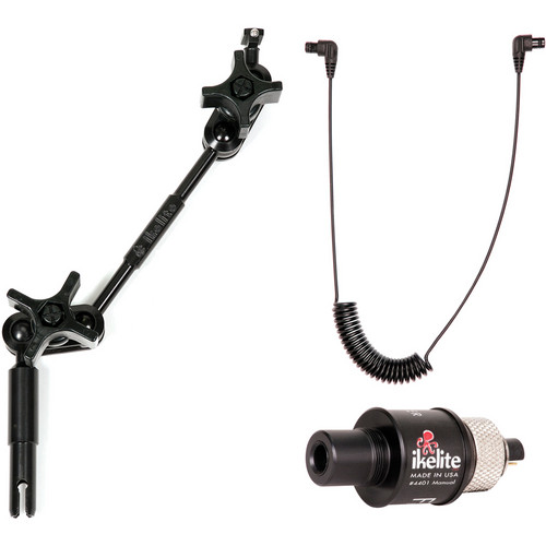 Ikelite Fiber-Optic Kit with SA-100 Ball Arm for DS50/51/125/160/161 Strobes