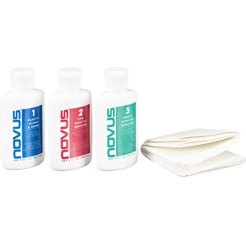 Ikelite Plastic Scratch Remover Kit (Three 2 oz Bottles)