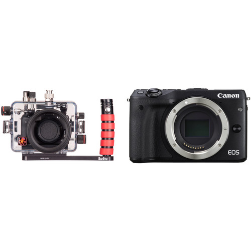 Ikelite Underwater Housing with TTL Circuitry and Canon EOS M3 Mirrorless Camera Body Kit