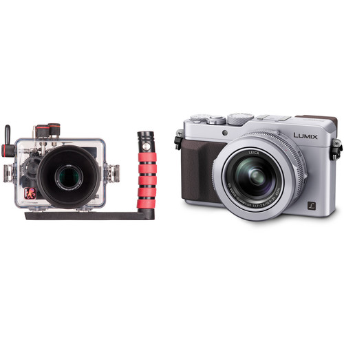 Ikelite Underwater TTL Housing and Panasonic Lumix DMC-LX100 Digital Camera Kit