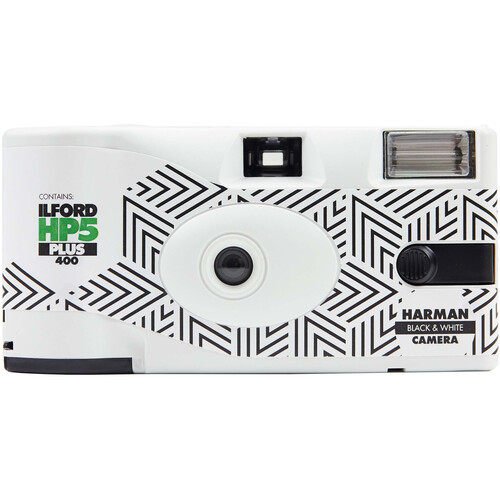 Ilford HP5 Plus B&W Single-Use Film Camera (35mm Roll Film, 27 Exposures)