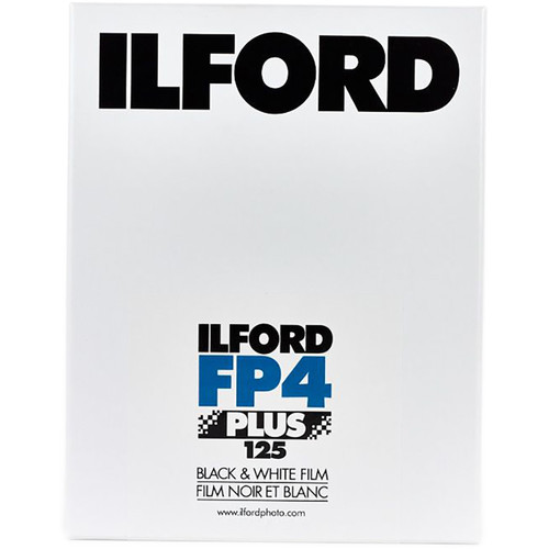 Ilford FP4 Plus Black and White Negative Film (14 x 20", 25 Sheets)