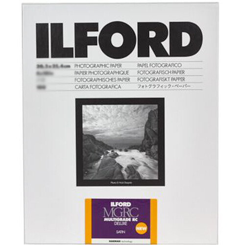 Ilford MULTIGRADE RC Deluxe Paper (Satin, 12 x 16", 50 Sheets)