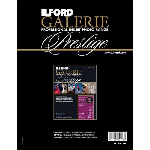 Ilford GALERIE Gold Fibre Silk Paper Sample Pack (8.5 x 11", 5 Sheets)