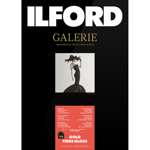 Ilford GALERIE Gold Fibre Gloss Paper (11 x 17", 25 Sheets)